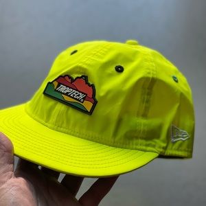 Fitted Hawaii TropiTech Neon Yellow Water Resistant Hat